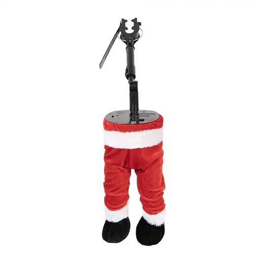 Vánoční dekorace Santovo hýbající se nohy - 30*13*54 cm / 3*AA Clayre & Eef