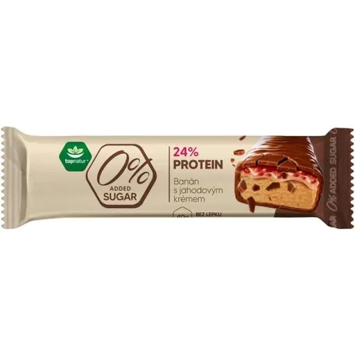 TOPNATUR 0 % SUGAR PROTEIN 40 G BANÁN Tyčinka, , velikost 40 G
