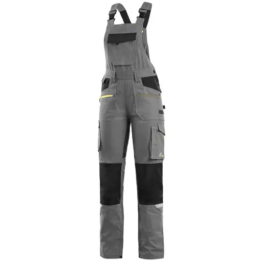 Canis (CXS) Dámské montérky s laclem CXS STRETCH - Šedá / černá | 40