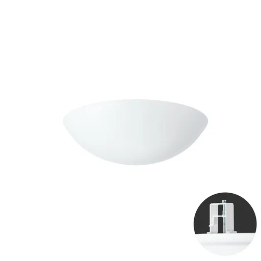 OSMONT TIT65501 TITAN V1 stropní/nástěnné plastové polovestavné svítidlo bílá IP44 4000 K 13W LED HF