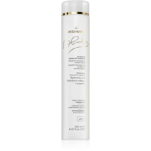 Medavita Blondie Ice Blonde Enhancing Shampoo šampon pro studené odstíny blond 250 ml