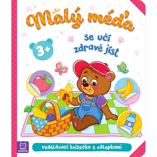 Malý méďa se učí zdravě jíst