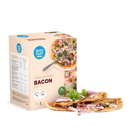 KetoDiet Proteinová omeleta - příchuť slanina (7 porcí)
