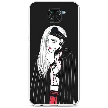TopQ Xiaomi Redmi Note 9 silikon Dark Girl 52415 (Sun-52415)