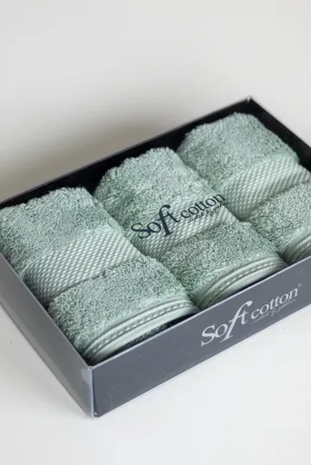 Dárková sada malých modalových ručníků DELUXE, 3 ks Mentolová