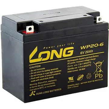 LONG baterie 6V 20Ah F3 (WP20-6) (PBLO-6V020-F3A)