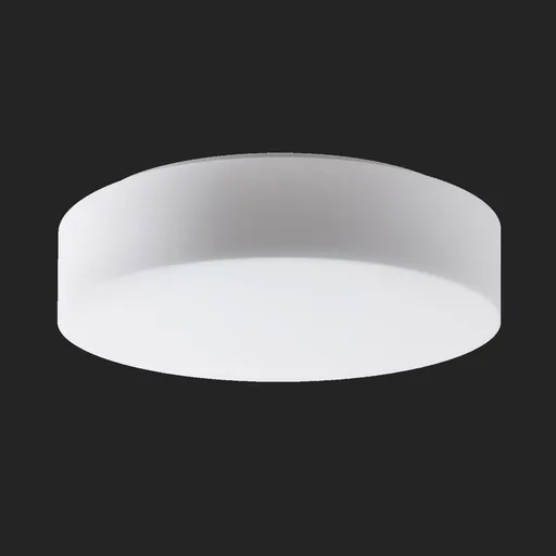 OSMONT ERI67052 ERIS 4 stropní/nástěnné skleněné svítidlo bílá IP43 3000 K 52W LED nouzové kombinované 3 h
