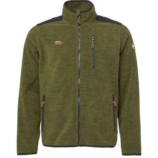 Willard CLAIN Pánská fleecová mikina, tmavě zelená, velikost