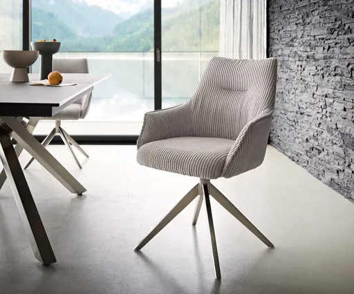 Otočná židle Alja-Flex s područkami křížová podnož široká