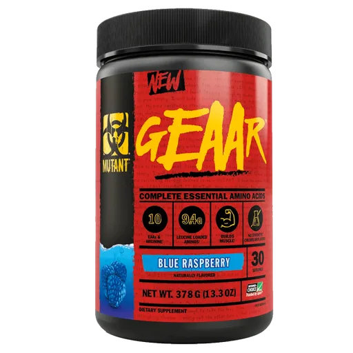 Mutant / PVL GEAAR 400g - modrá malina