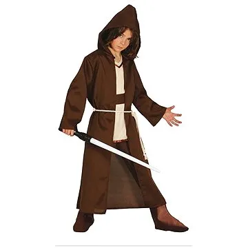 Kostým bojovník - hnědý plášť - jedi - vel. (10-12 let) (8434077858875)
