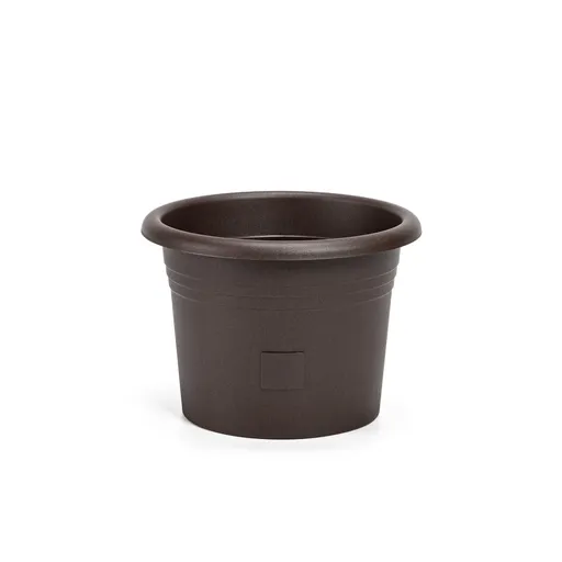 Plastia Samozavlažovací květináč Narza pr. 25 cm, čokoláda, pr. 25 cm