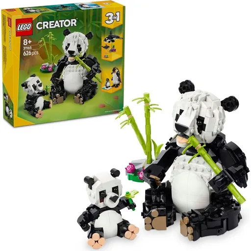 LEGO® Creator 3 v 1 31165 Divoká zvířata: Pandí rodinka