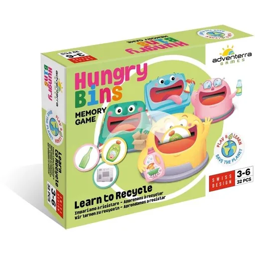 ADVENTERRA GAMES HLADOVÉ KONTEJNERY Paměťová hra, mix, velikost