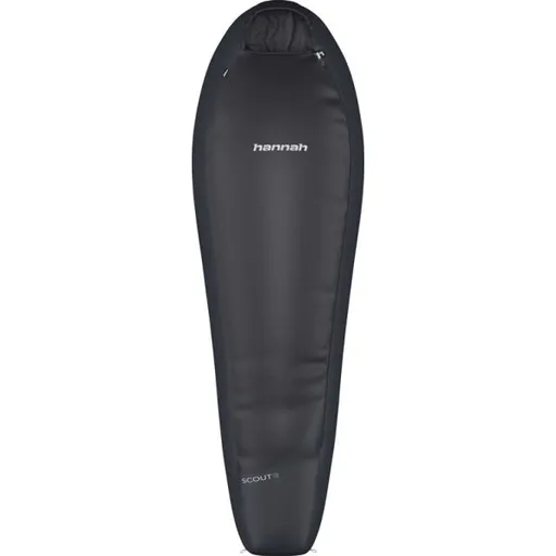 Hannah SCOUT 120 LONG Dvousezónní lehký spací pytel, černá, velikost 230 cm - pravý zip