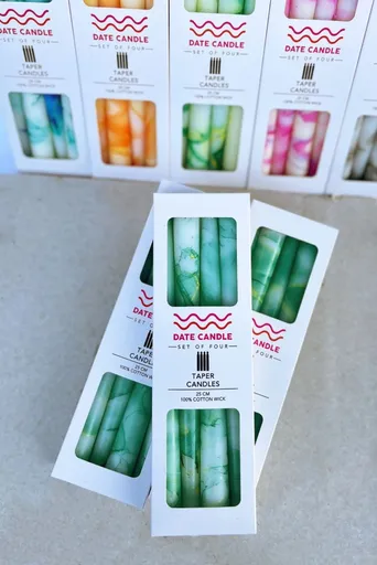 Svíčka Date Candle - Green