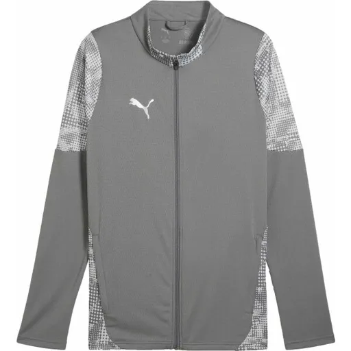 Puma TEAMCUP TRAINING JACKET Pánská fotbalová bunda, tmavě šedá, velikost
