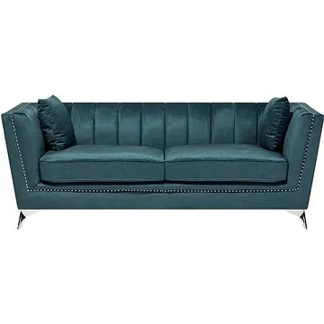 Elegantní modro-zelená čalouněná BELIANI pro 3 GAULA (beliani_115878)