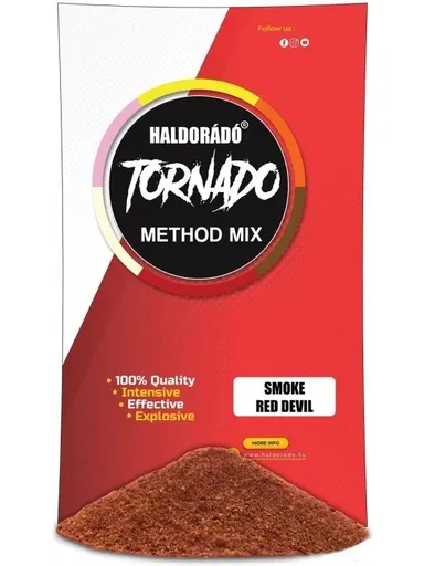 Haldorádó method mix tornado smoke 500 g - red devil