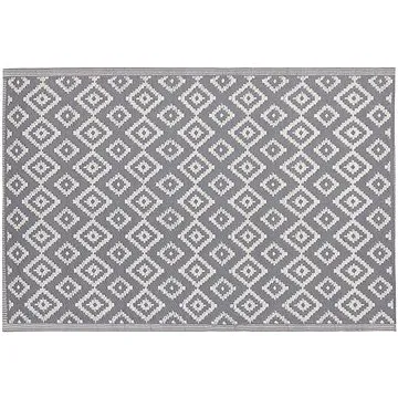 Venkovní koberec šedý 120x180 cm DHULE, 249965 (beliani_249965)