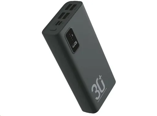 WG - Power Bank 30000 mAh, USB-C PD 20W, černá
