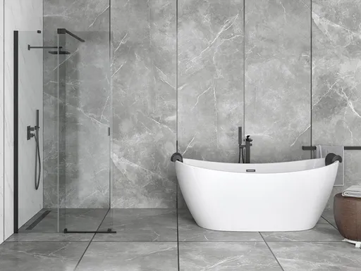 BESCO Volně stojící vana AYLA bílá Barva Bílá, Barva sifonu Chrom, Rozměr vany 170 × 80  VANAYLA170