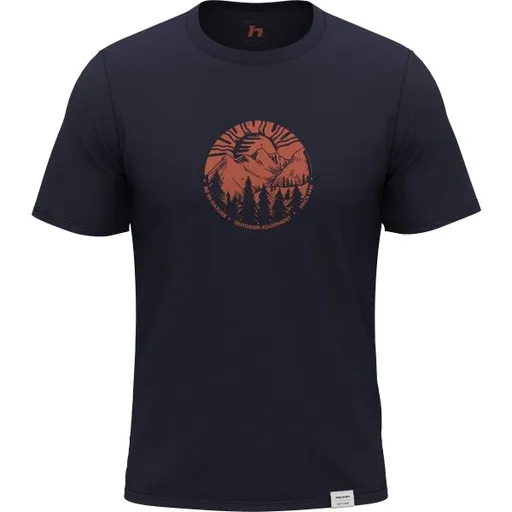 Hannah LUKE Pánské tričko z organické bavlny, černá, velikost