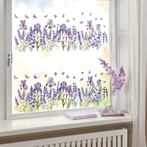 2 obrázky na okno Levandule