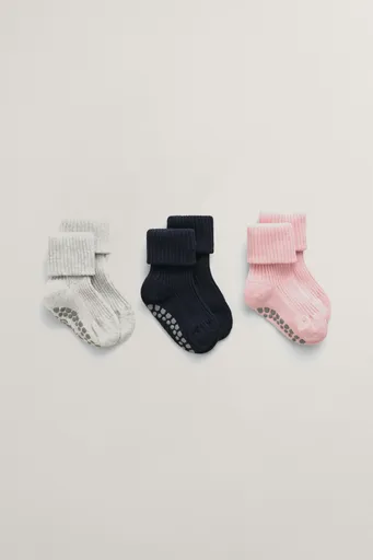 PONOŽKY GANT SOCKS 3-PACK BLUSHING PINK