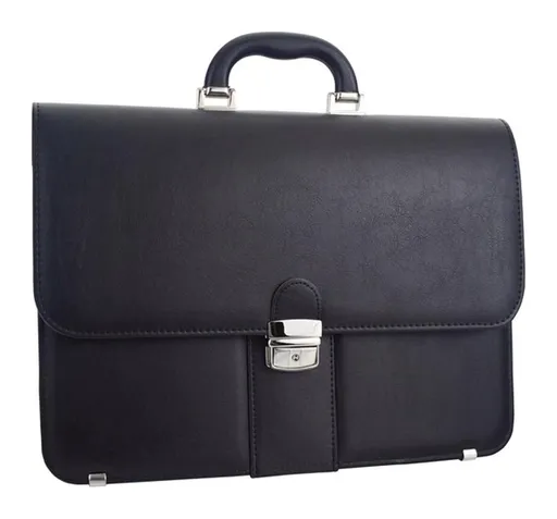 Pánská aktovka REAbags 9003-TR Black/Nickel