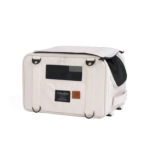 FIKAGO Nosič cestovní pro psy a kočky Truffle Plus Creamy Cloud