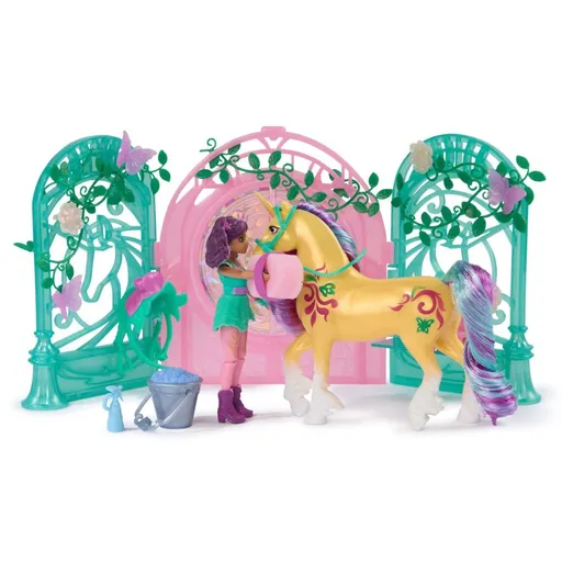 Unicorn Academy malá stáj s jednorožcem měnícím barvy