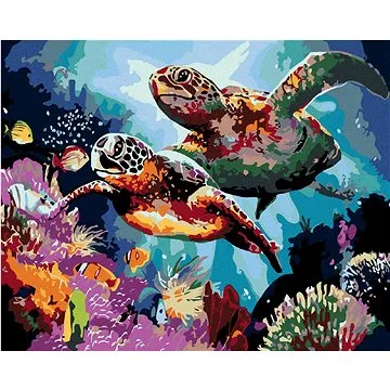 Malování podle čísel - Dvě karety obrovské (HRAmal01186nad)