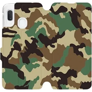 Flipové pouzdro na mobil Samsung Galaxy A20e - V111P Maskáče (5903226907830)