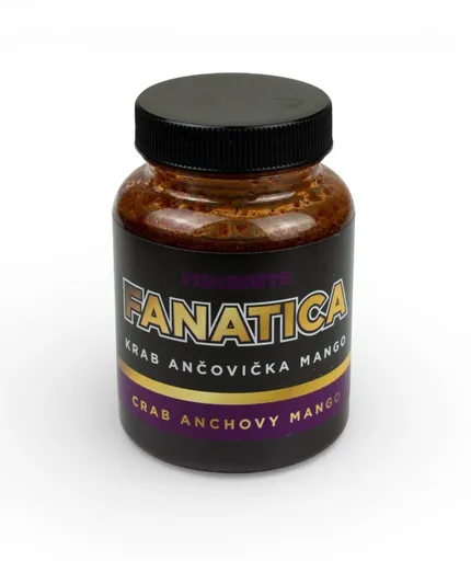 Mikbaits Dip Fanatica 125ml - Krab Ančovička Mango,Mikbaits Dip Fanatica 125ml - Krab Ančovička Mango