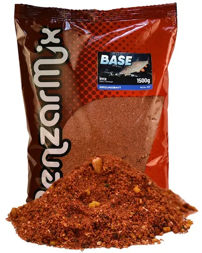 Benzar mix vnadící směs base serie 1,5 kg - riverbase (řeka)
