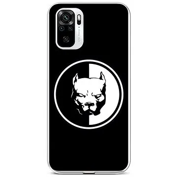 TopQ Xiaomi Redmi Note 10 silikon Černobílý pitbull 59610 (Sun-59610)
