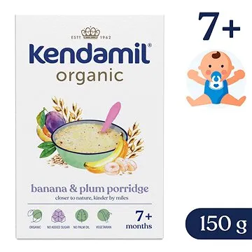 Kendamil BIO nemléčná kaše se švestkami a banánem (150 g) (5056000505194)