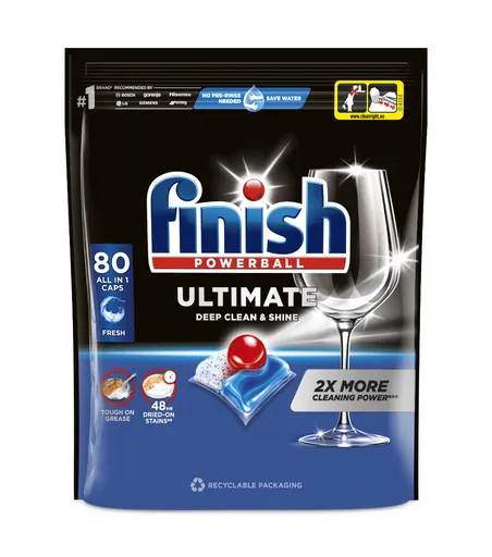 Finish Ultimate All in 1 kapsle do myčky 80 ks