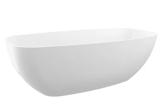 POLYSAN IPANEMA volně stojící vana litý mramor 168x72x49cm, bílá 69911