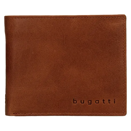 Pánská kožená peněženka Bugatti Michael - koňak
