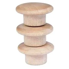 LEGAMASTER 25 mm, dřevěný - balení 5 ks (7-181725)