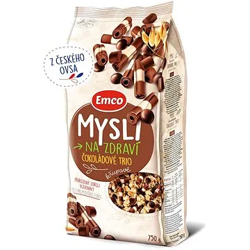 Emco Mysli křupavé - čokoládové trio 750g (8595229913764)