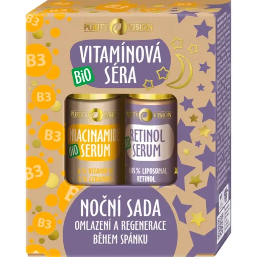 Purity Vision BIO Vítamínová séra dárková sada na noc