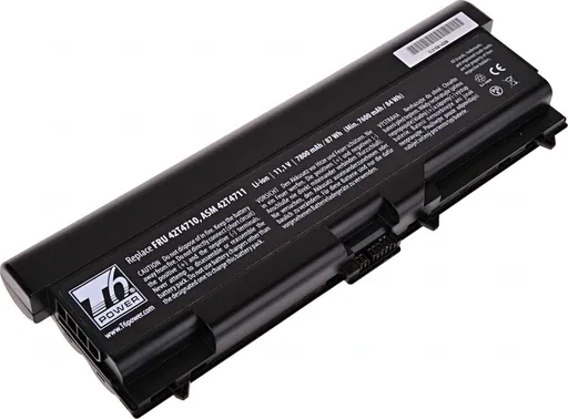 Baterie T6 Power pro Lenovo ThinkPad T410, T420, T510, T520, L410, L420, L510, 7800mAh, 87Wh, 9cell