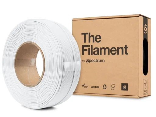 "The Filament" by Spectrum TF-24150, ReFill, PLA Matte, 1.75mm, SNOW WHITE, 1kg