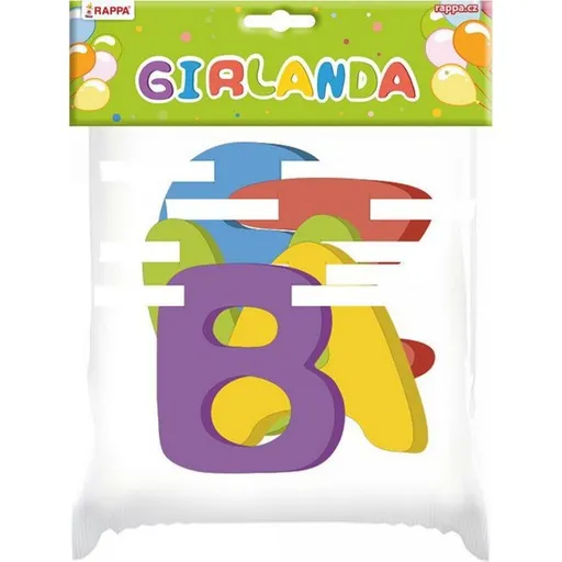 Rappa Girlanda papírová Bezva Narozeniny