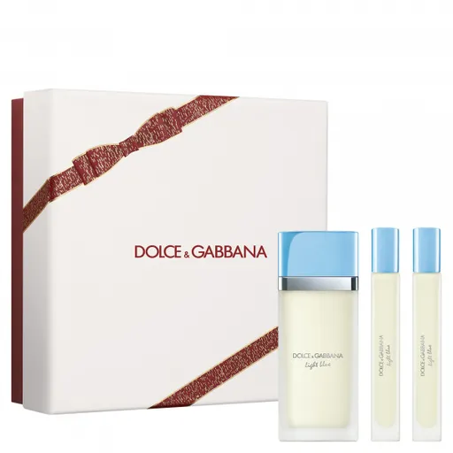 Dolce&Gabbana Light Blue  dárková sada (toaletní voda 50 ml + 2x cestovní balení vůně 10 ml)