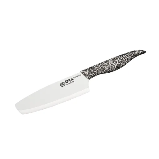 Samura INCA Nakiri keramický nůž 16,5 cm s čepelí z bílé zirkonie (SIN-0043W)