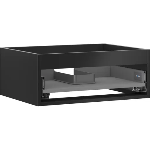 MEXEN Box-A skříňka pro umyvadlo 60, 1 šuplík, černá mat 91AX0-0600-235-1-71
